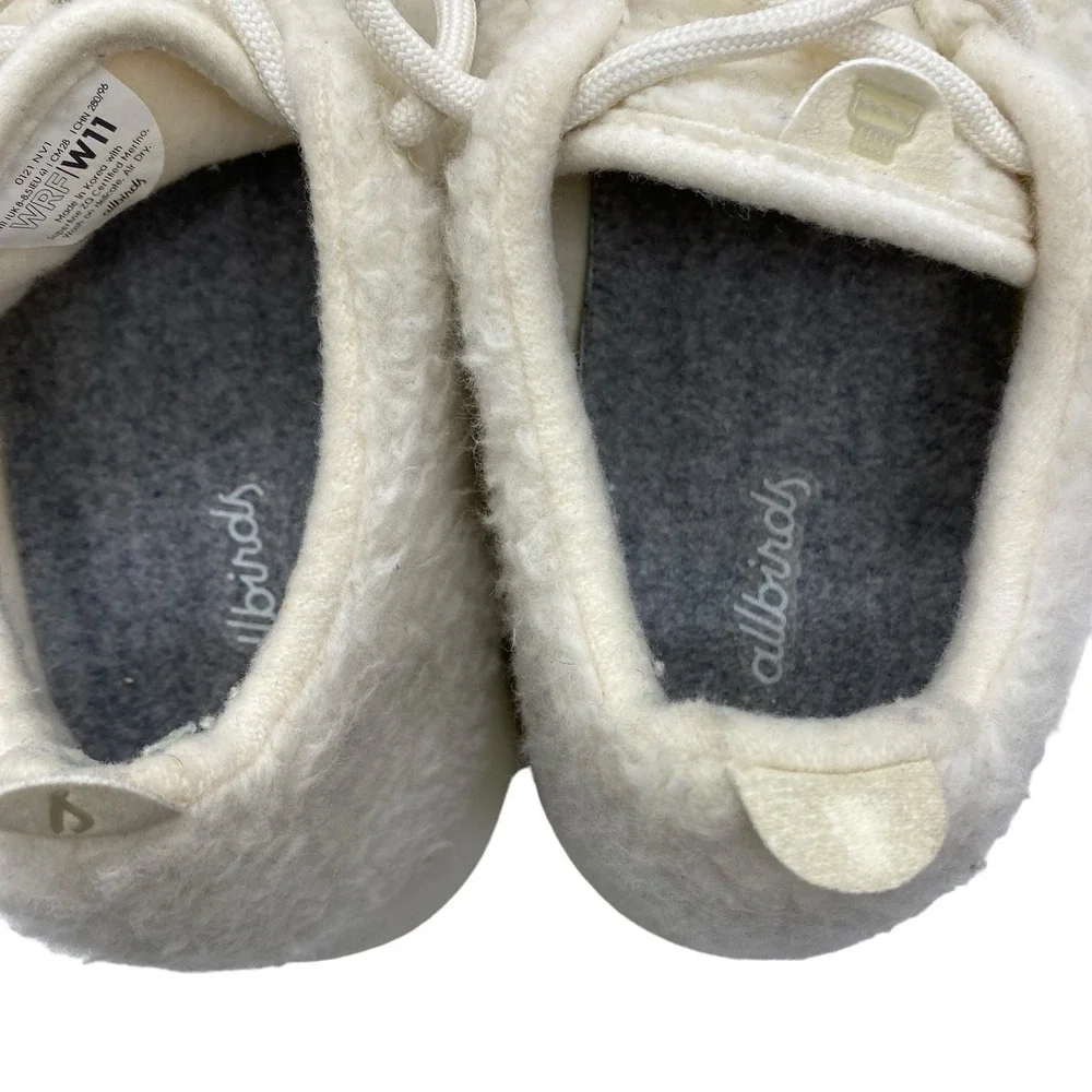 Allbirds Women's Wool Runner Fluff Sneakers Natural White‎ size 11